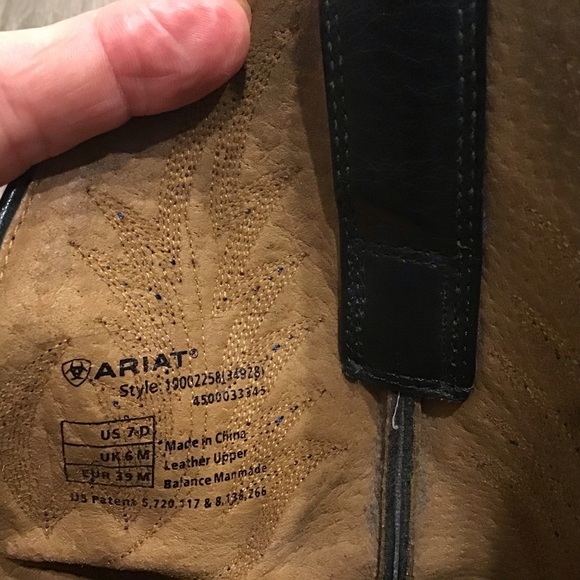 Mens Ariat Cowboy Boots size 7 - Picture 7 of 9